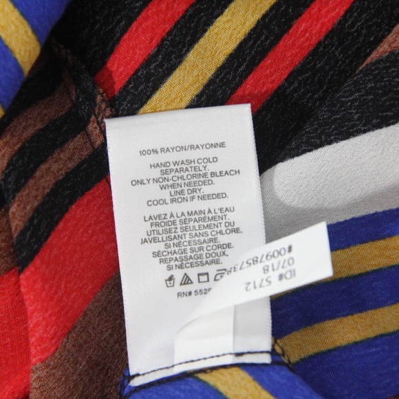 Express Striped Top NEW Women Babydoll Shirt Y2K Style Small - Picture 9 of 9